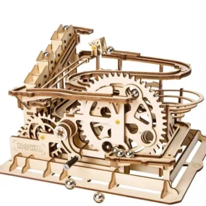Hiveve Rokr 3 Kinds Marble Run DIY Waterwheel Wooden Model Building Block Kits Assembly Toy Gift for Children Adult Dropship